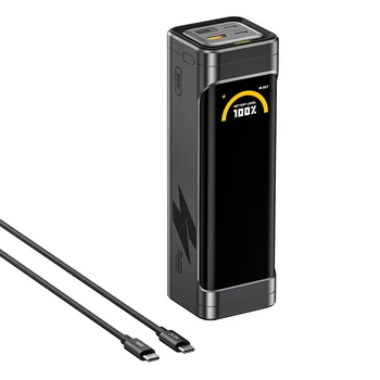 [신제품] AOHI 블랙 워리어 25,200mAh 170W PD3.0 LED 디스플레이 파워뱅크 240W C-C 케이블 포함 