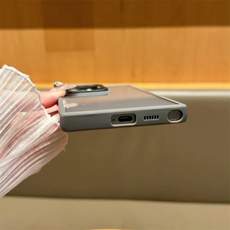 Magnetic Wireless Charging Case with Camera Protector and Clear Holder