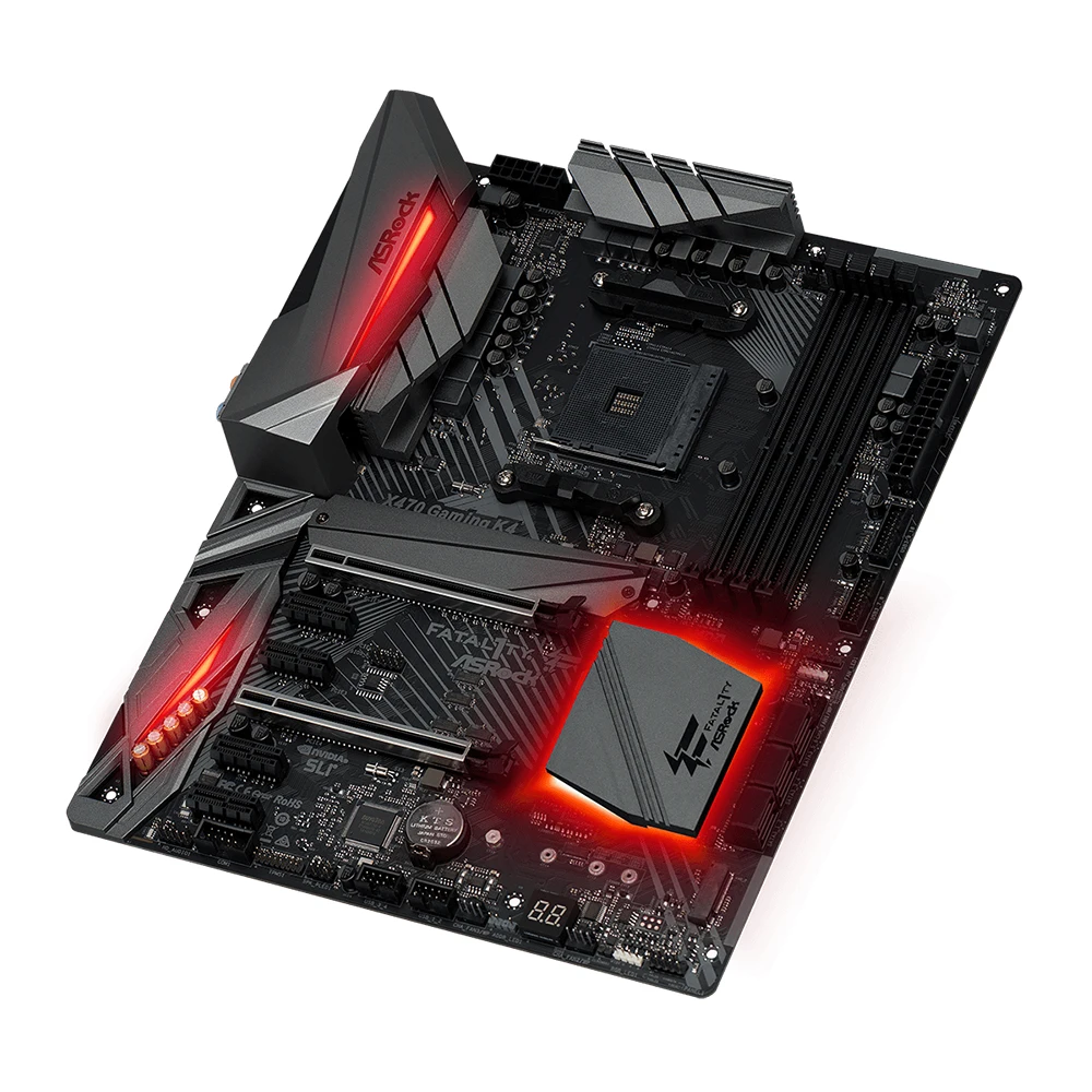 ASRock Fatal1ty X470 ゲーミング K4 マザーボードは、AMD X470 Ryzen