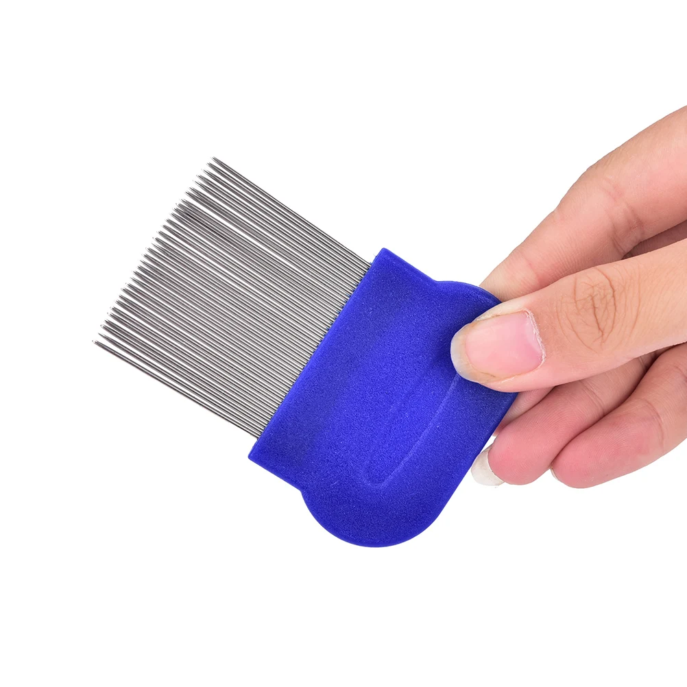 6Styles Stainless Steel Terminator Lice Comb Kids Hair Rid Headlice Super Density Teeth Remove Nits Comb Nit Free, travel hair comb