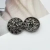 18/20/23/25mm Gold Silver Black Vintage Round Metal Button For Clothing Handmade Sewing Coat Buttons DIY Accessories 3