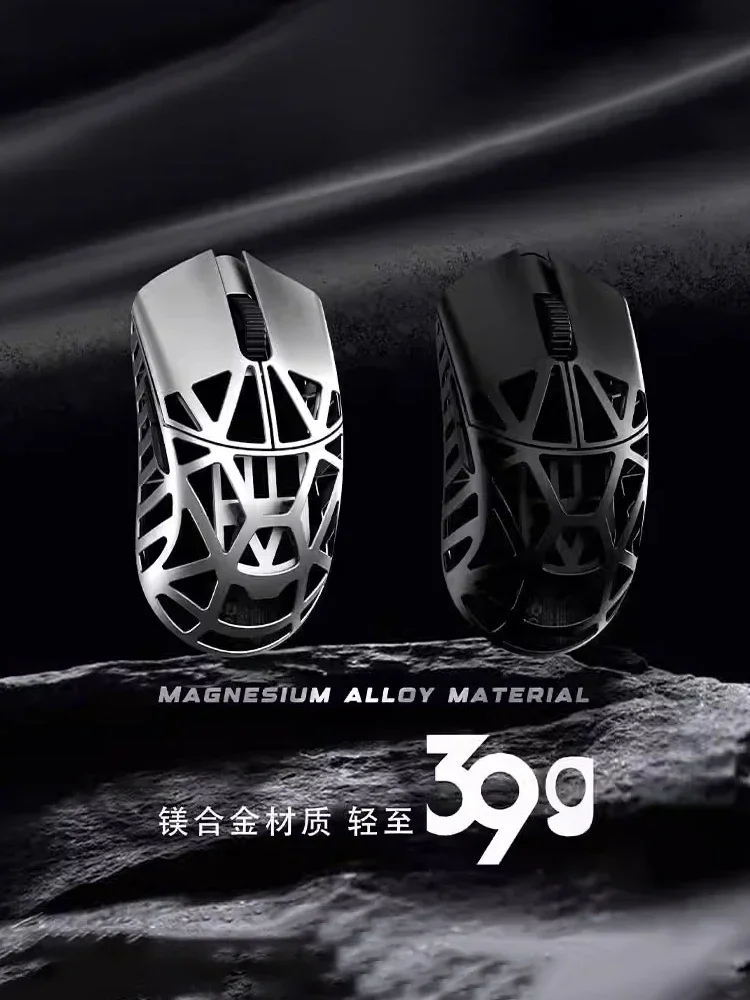 WLMOUSE HUAN シルバー　ほぼ未使用 WLMOUSE HUAN Stainless Magnesium Alloy Gaming Mouse - MouseLOG