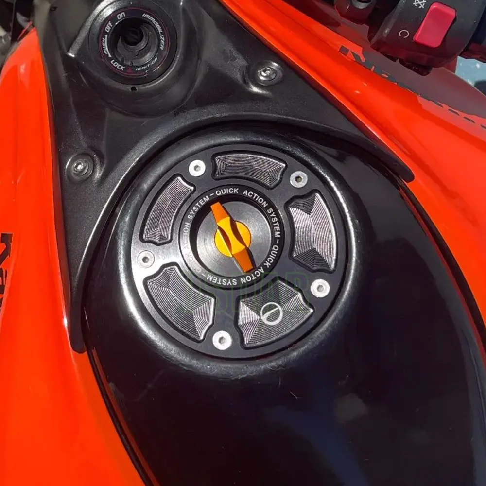 For SUZUKI GSX1300R HAYABUSA Motorcycle Accessories CNC Billet Fuel Tank Cap Keyless Gas Oil Airbox Cover