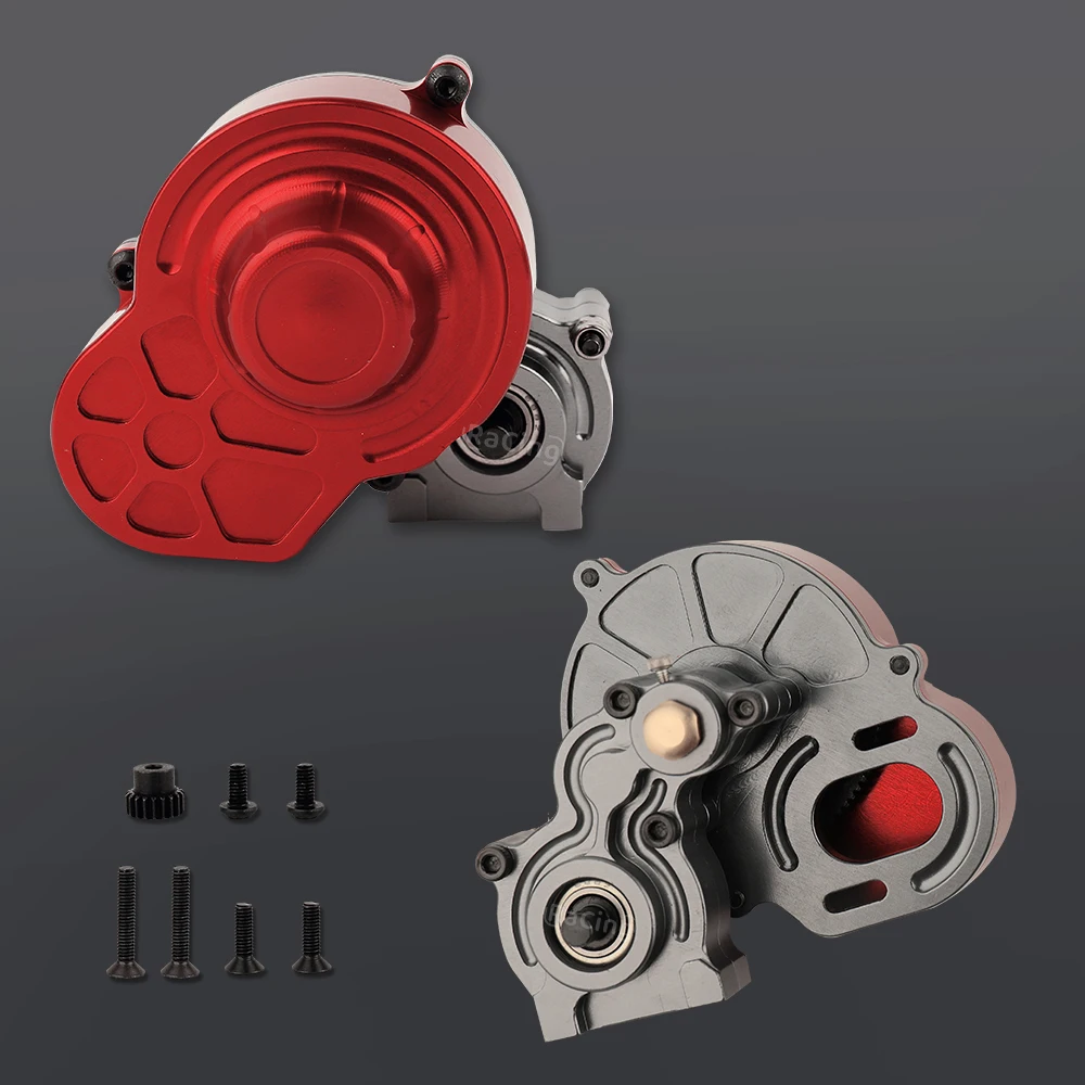 ZXYRC All Metal Gearbox Transmission For 1/10 RC Crawler Axial SCX10 - CNC Aluminum, 313mm Wheelbase - View #12