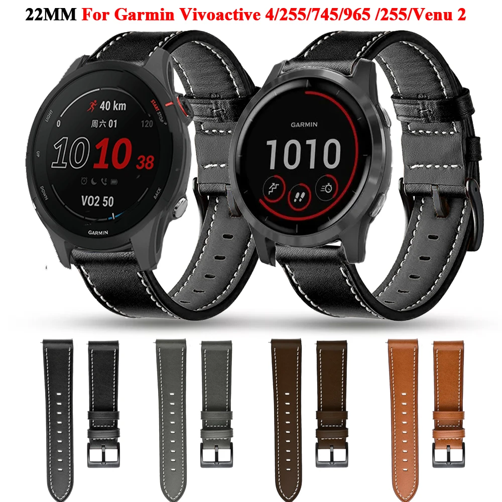 22MM Watchband Bracelet For Garmin Forerunner 255M 745 265 965 Venu 2 Sport Silicone SmartWatch