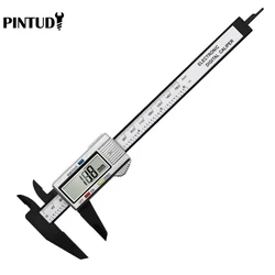 Compact Digital Display Vernier Caliper - 0 to 150mm Precision Measuring Tool (Black silver)