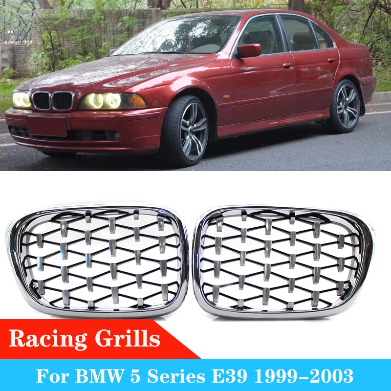 1 пара, автомобильные решетки для BMW E39 5-Series 525i 528i 530i 1999-2003