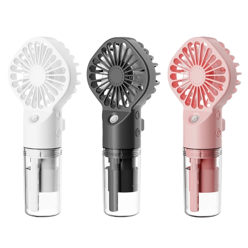 

Portable Air Conditioner Humidifier Water Spray-Mist Fan Electric USB Rechargeable Handheld-Mini Fan Cooling for Outdoor