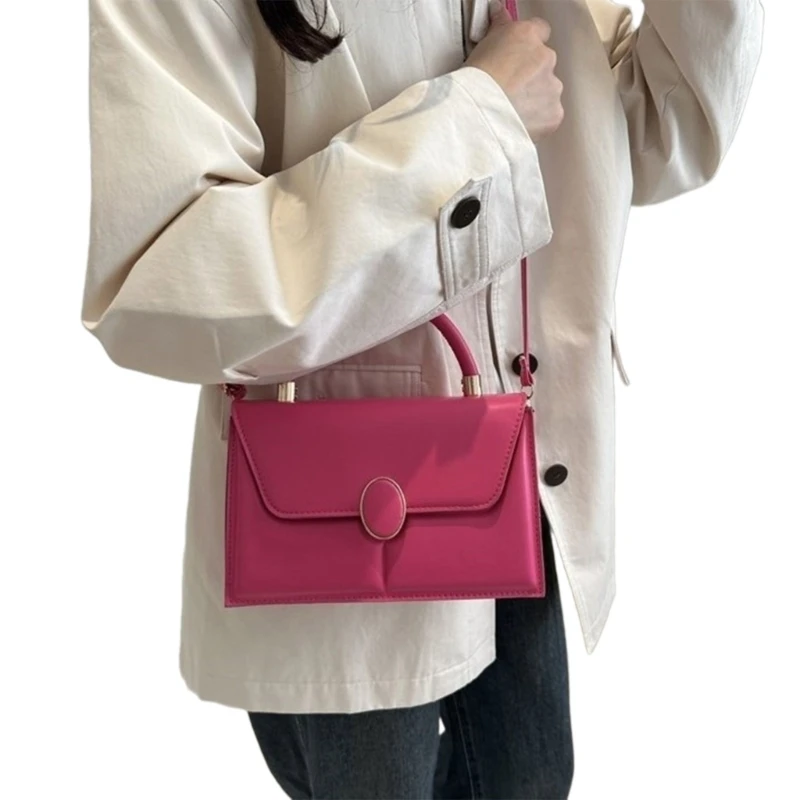Trendy Women's Shoulder Bag PU Crossbody Handbag Contemporary and Easy to Carry E74B