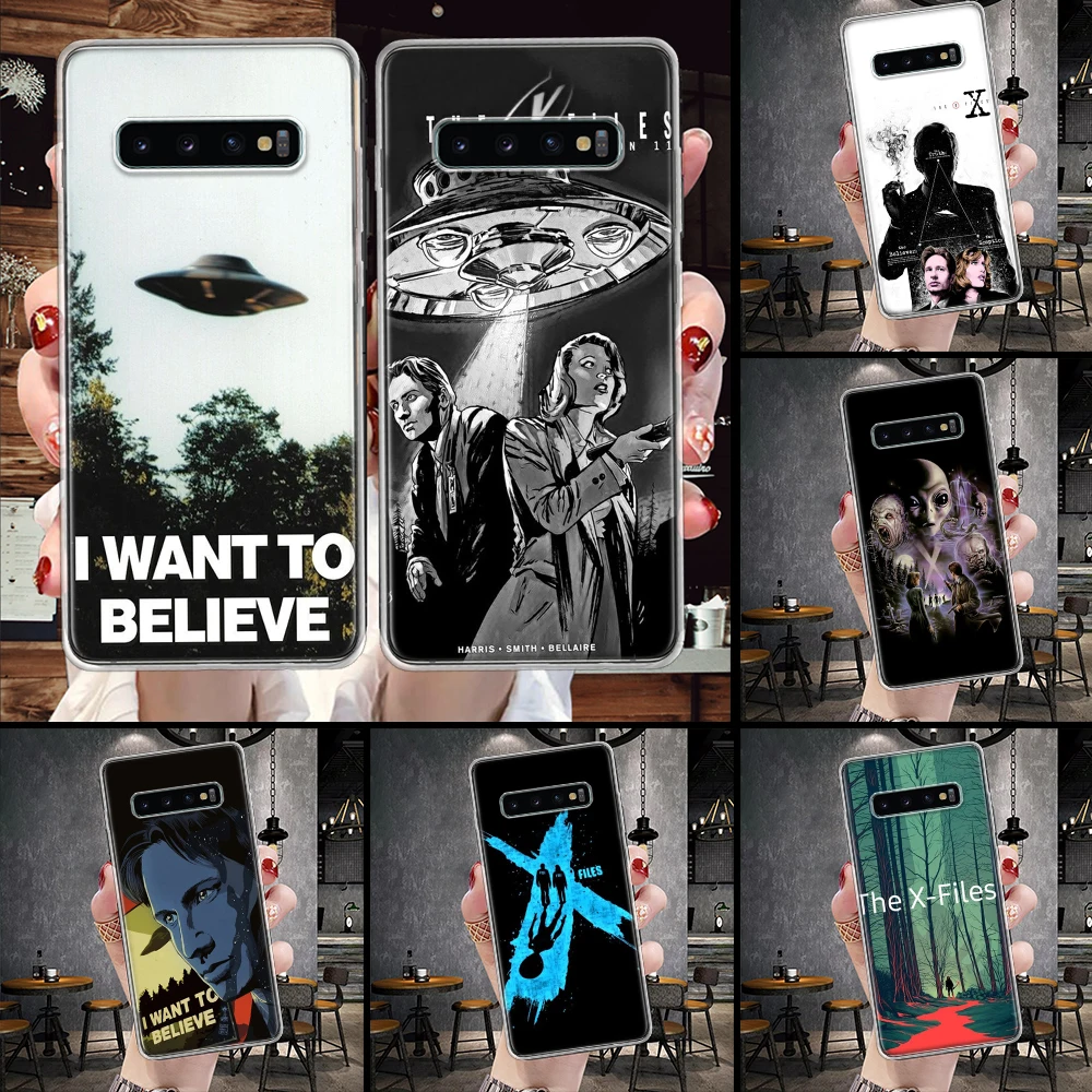 The X Files I Want To Believe Custodia Per Telefono Per Samsung Galaxy S21 S20 Fe S22 S23 S24 Ultra S10 Plus S9 + S8 S10E Soft Cover Shell