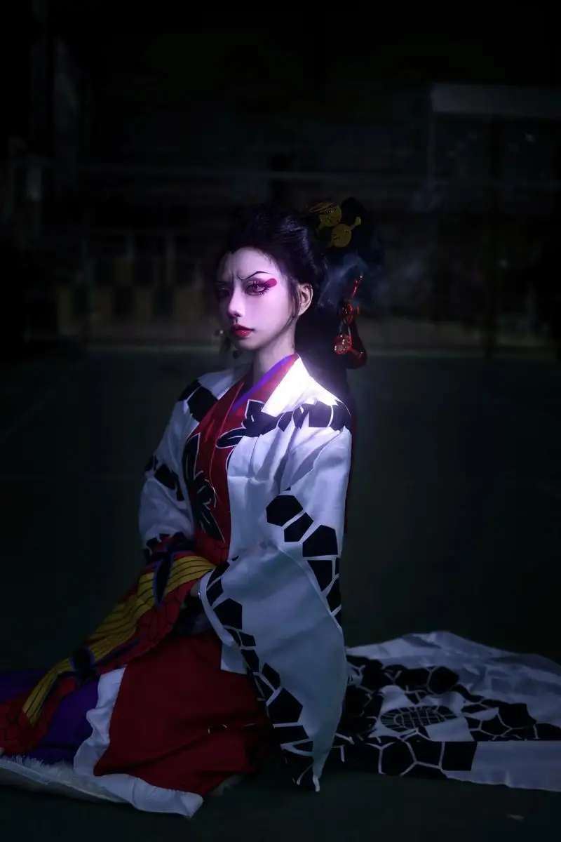 Demon Slayer Daki Upper Moon Six cosplay costume kimono dress
