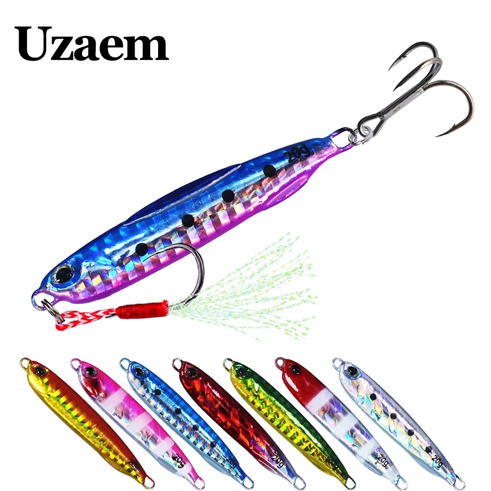 ZURYPJiggingLurelotbaitFishingLuresMetalSpinnerSpoonFishBait