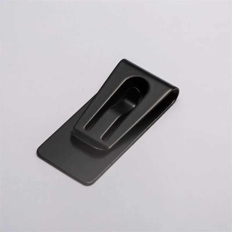 Slim Stainless Steel Money Clip Wallet - Sleek Cash and Card Holder for Business Professionals