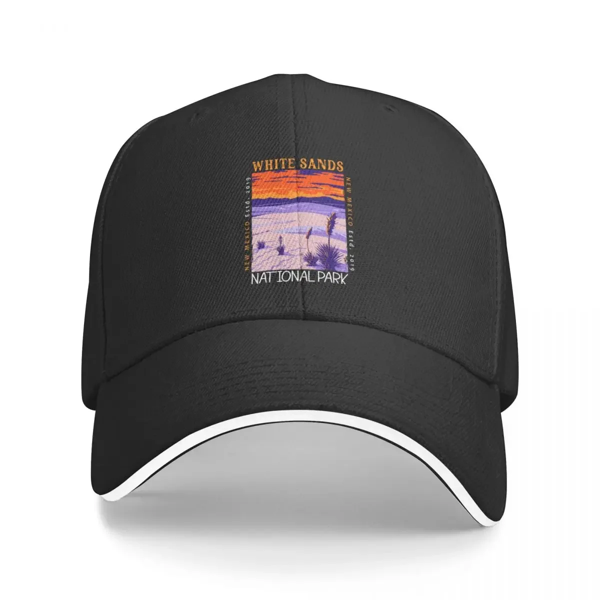 

White Sands National Park New Mexico Distressed Baseball Cap Luxury Hat New Hat Men's Hats Women's