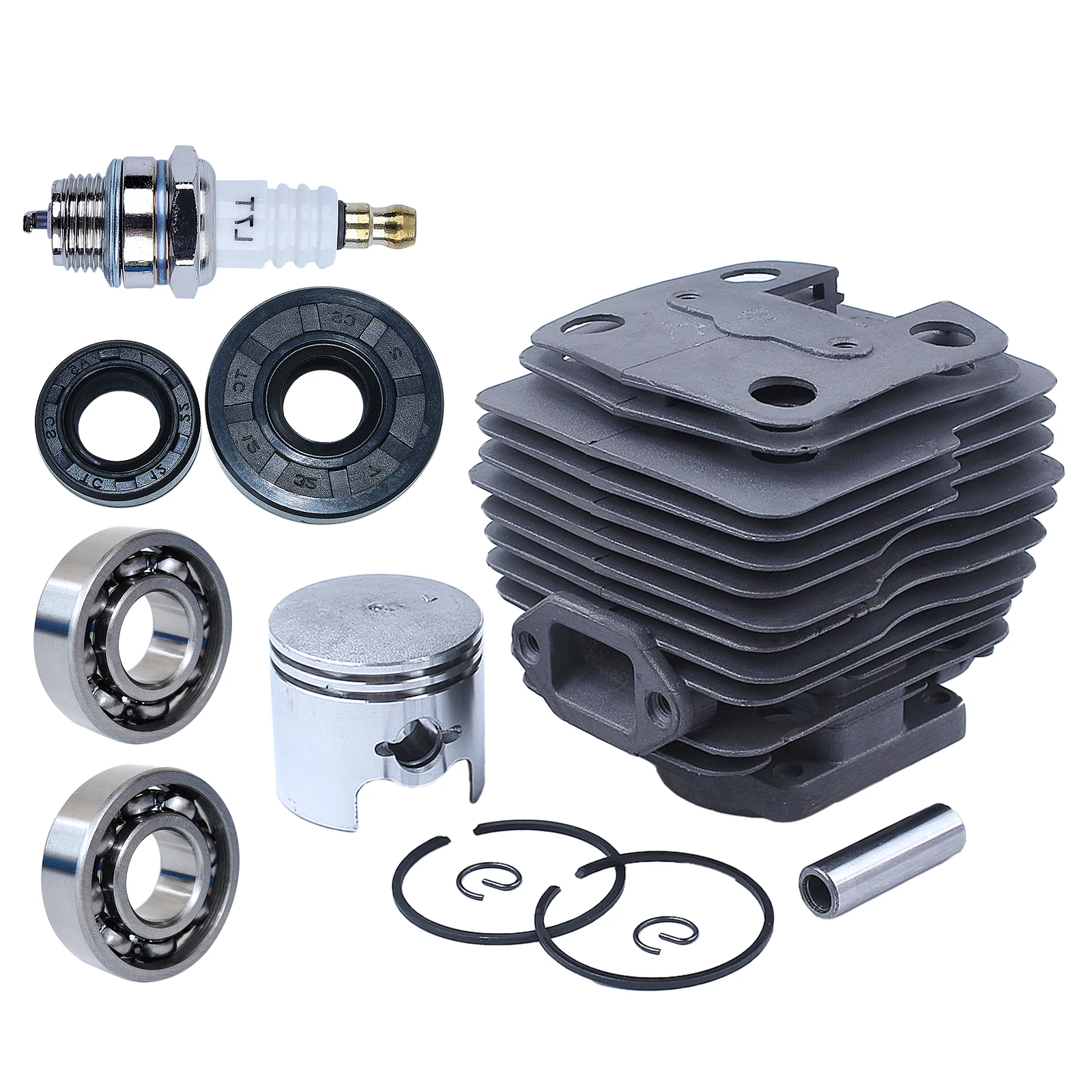 40mm Crankshaft Cylinder Piston Oil Seal Kit for Husqvarna 143R G4K G45L G43L BC4310 4302 Brushcutter Trimmer 3