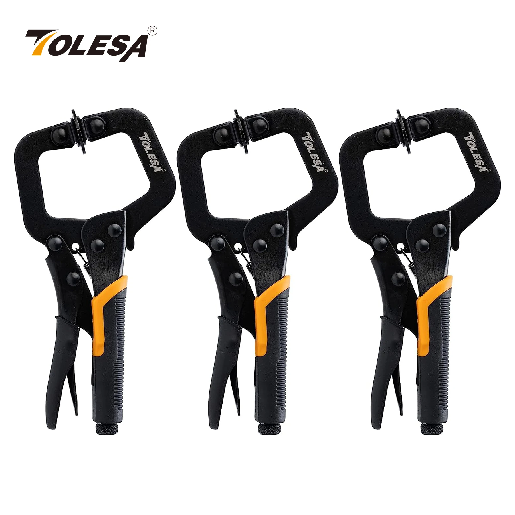 TOLESA3PCs6FaceClampsPocketHoleClampsforWoodworking3PCsWeldingClampsMetalViseGrip.jpg