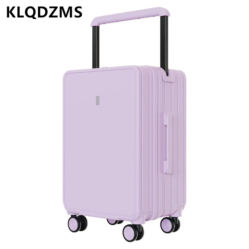 KLQDZMS 20222426 Inch Women's Luggage High Quality Large Capacity Trolley Case Men's Business Boarding Box Rolling Suitcase klqdzms business boarding lock box fashion new suitcase trolley case 20 inch rolling suitcase carry on spinner wheels luggage