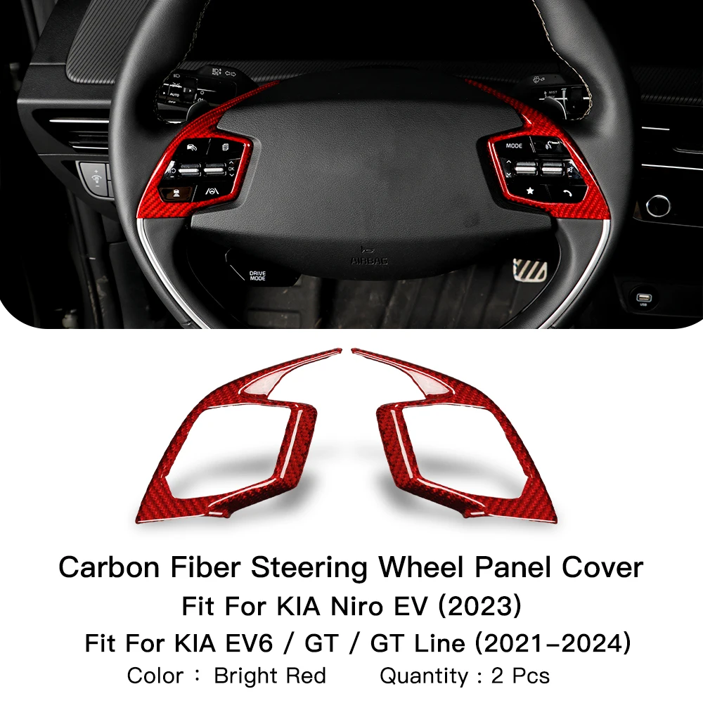 Copertura Pannello Cambio In ABS Per KIA EV6 GT Line 2021-2022 (LHD) - Anello Decorativo Interno 1 Pezzo