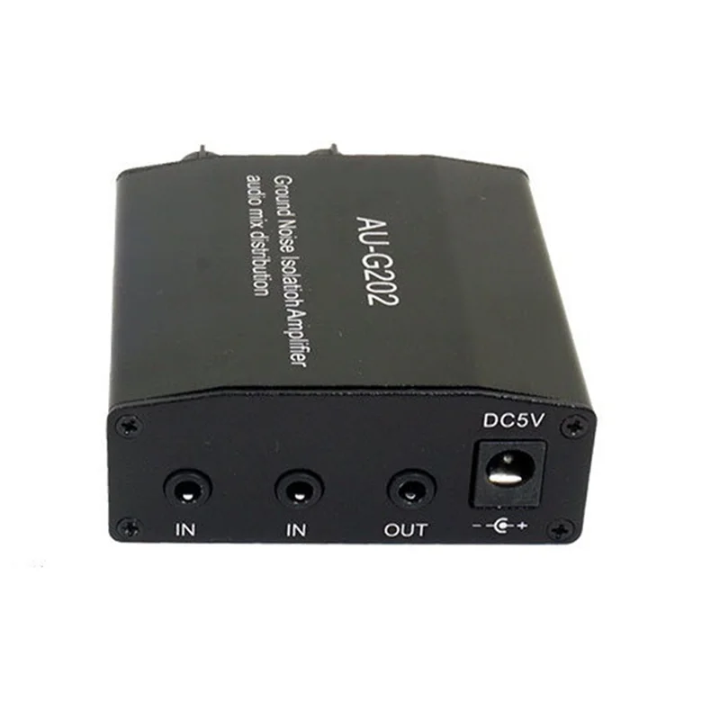 A32T-지상 잡음 차단 증폭기 오디오 절연체 3.5Mm 스테레오 지상 잡음 절연체 2 In2 Out 잡음 절연체