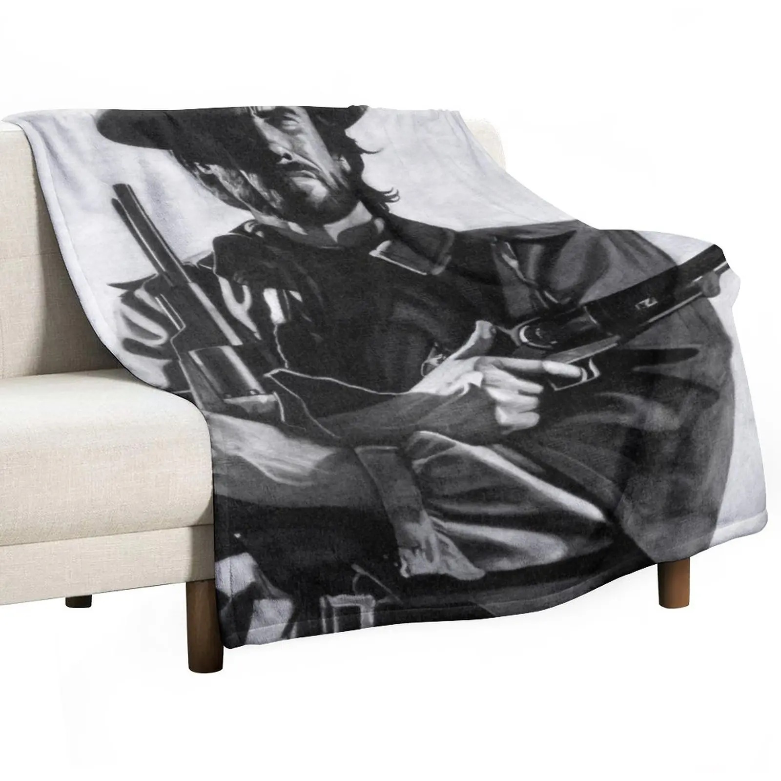 

Clint Eastwood Throw Blanket Luxury St Blanket Flannel Fabric