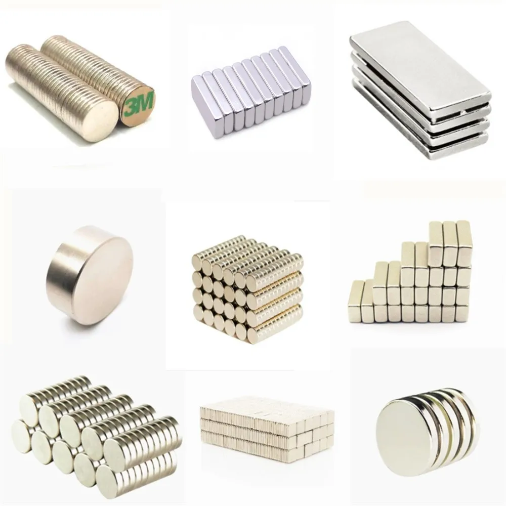 50-500 Pz Forti Magneti Rettangolari In Terre Rare Magneti Al Neodimio Neodimio Calamita Potente Magnete Da Frigorifero Piccolo Mini
