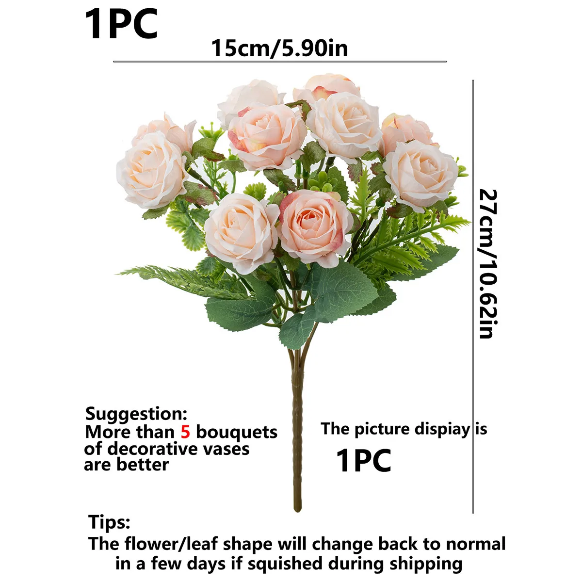 Künstliche Blumen Seidenrose Diy Hochzeit Party Braut Garten Rosen Home Room Festival Dekorative Kränze Fotografie Requisiten Günstig – Detail 10