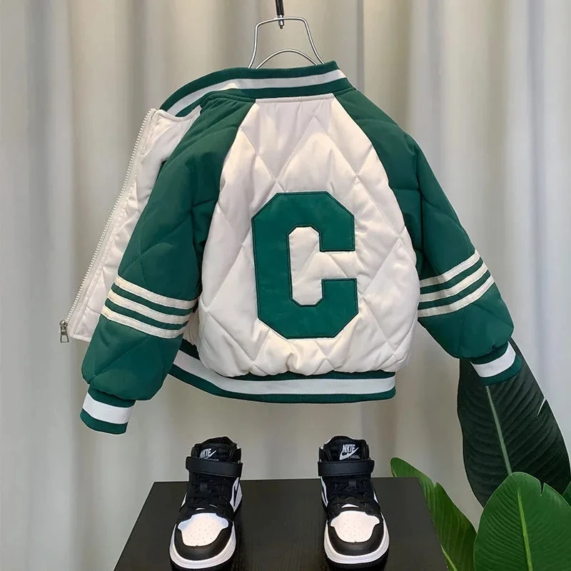 New Children Parkas Winter Jacket for Boys Girls Warm Top Coat Kids Thicken Velvet Jackets Baby Coats Soft Casual Outerwear