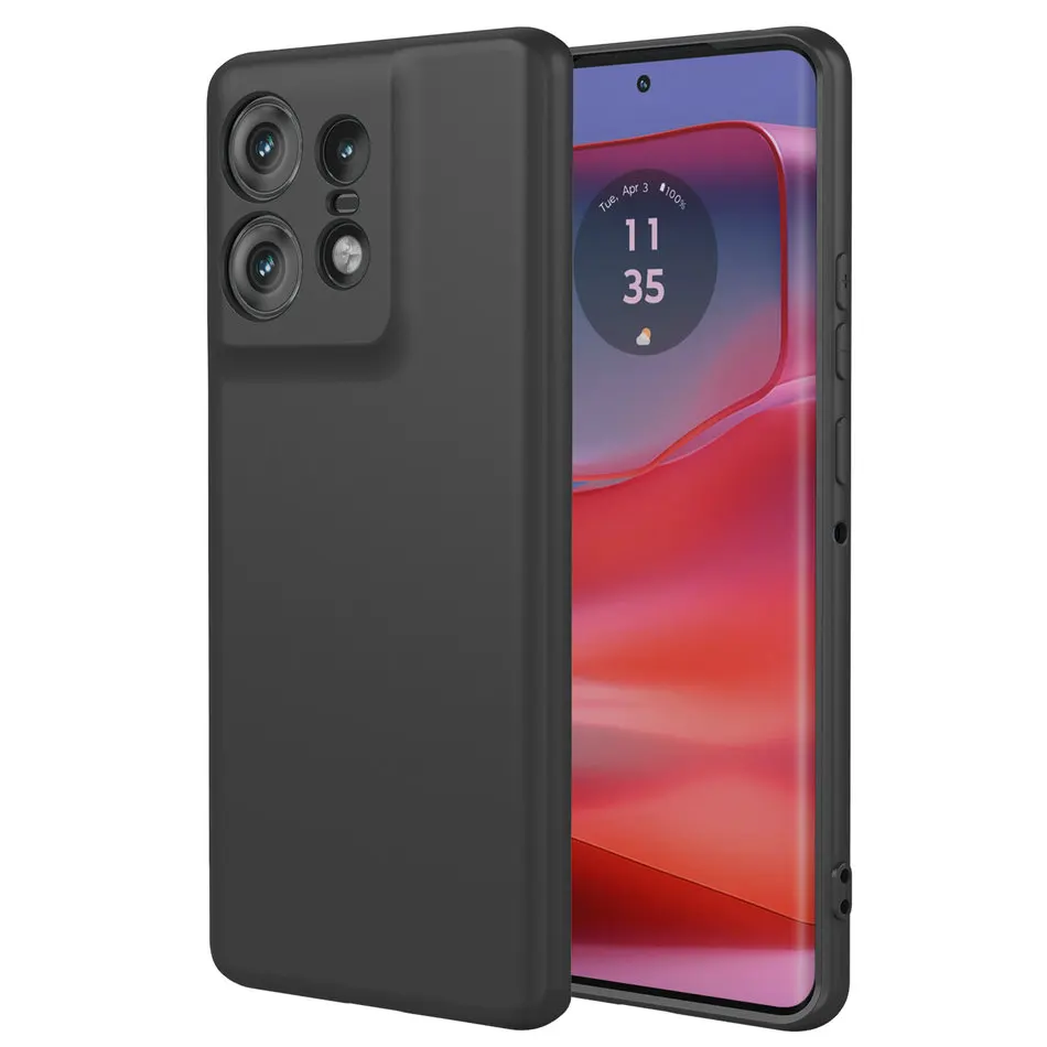 Frosted TPU Case with Microfiber Lining and Liquid Silicone Matting