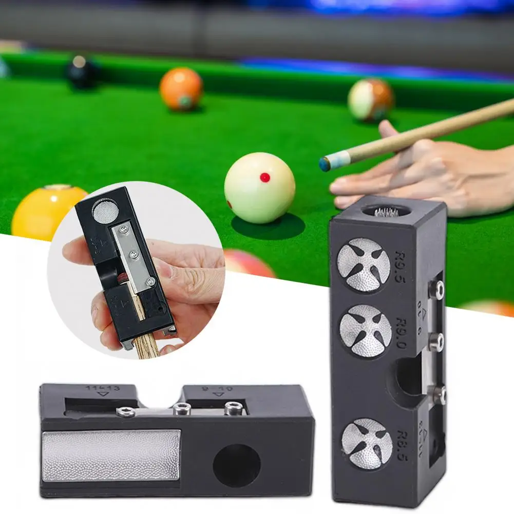 

Billiard Cue Tip Repair Tool Billiard Cue Tip Shaper Repair Kit with 11 1 Grinder Pool Cue Stick Head Restoration for Billiard