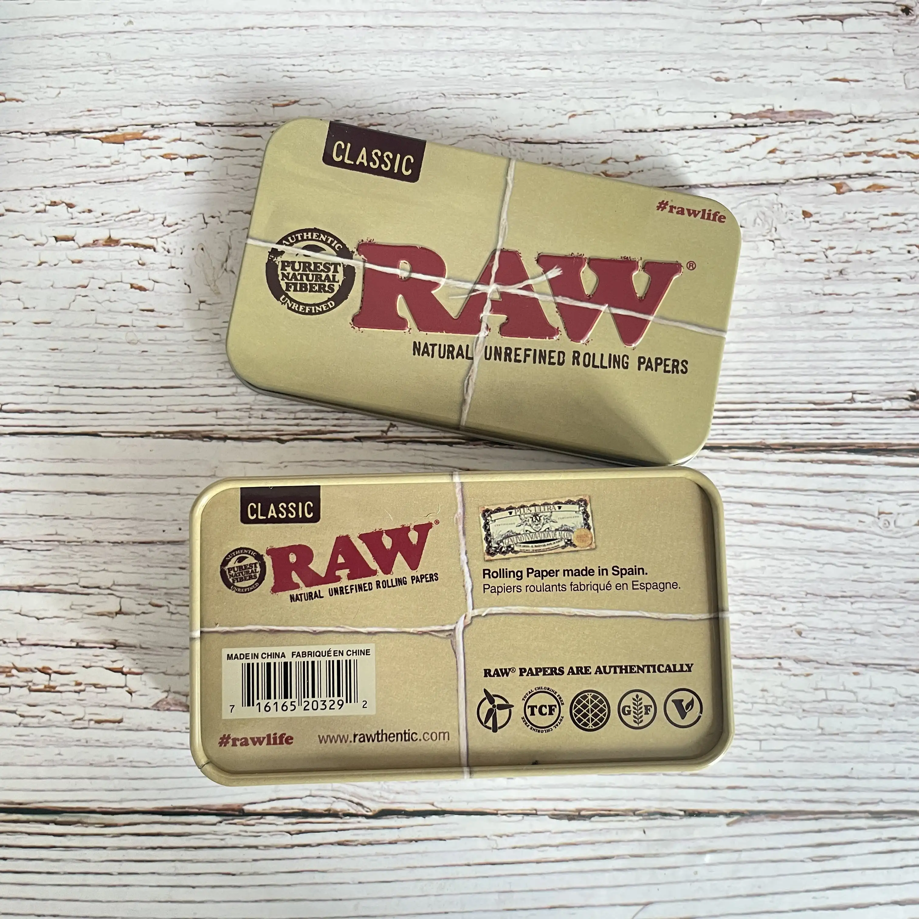 Rolling Tray Metal Tin Box Smell Proof Cone Case Tube Combo