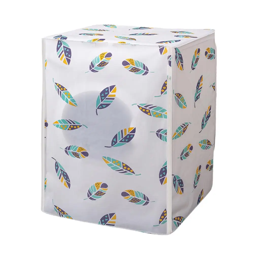 Description Picture 3 of itemWashing Machine Covers Dustproof Protective Equipment Practical Easy To Clean Cartoon Print Design Waterproof Household Cover