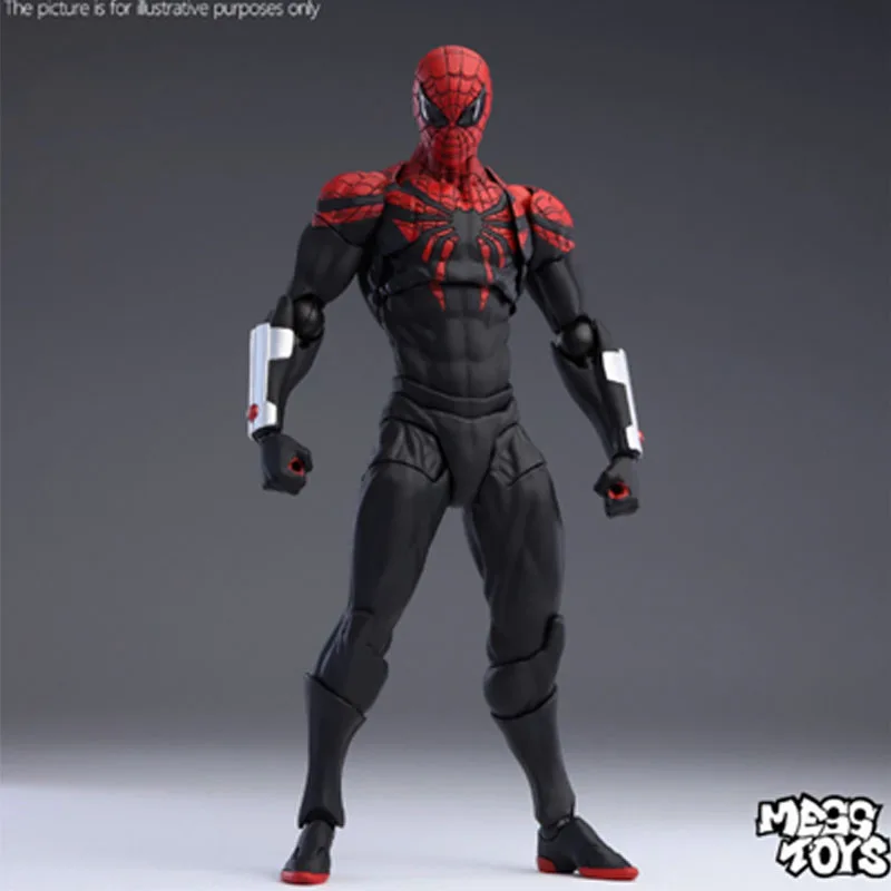 16 センチメートル混乱おもちゃ黒隣人寄生スパイダーマンブラック