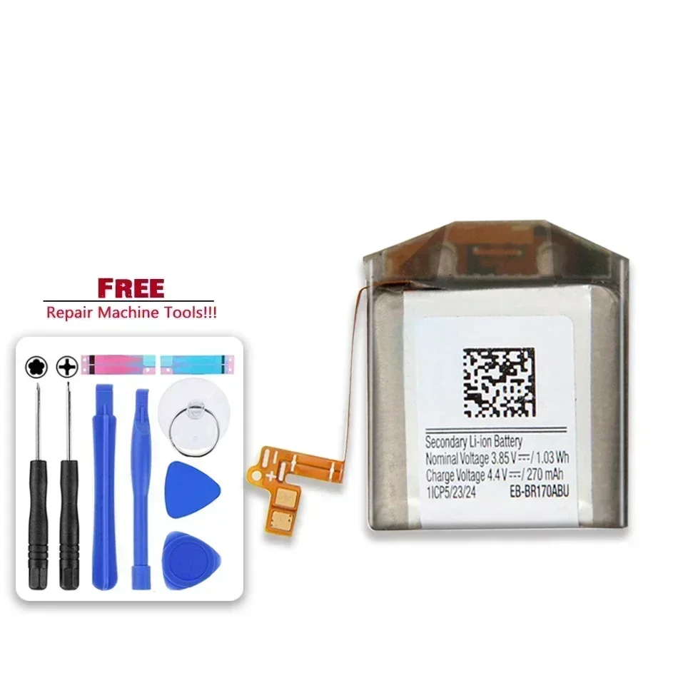 Nuova Batteria Eb-Br810Abu 270Mah Per Samsung Gear S4 42Mm 46Mm Sm-R800 Sm-R810 Sm-R805 R800 R805 R810