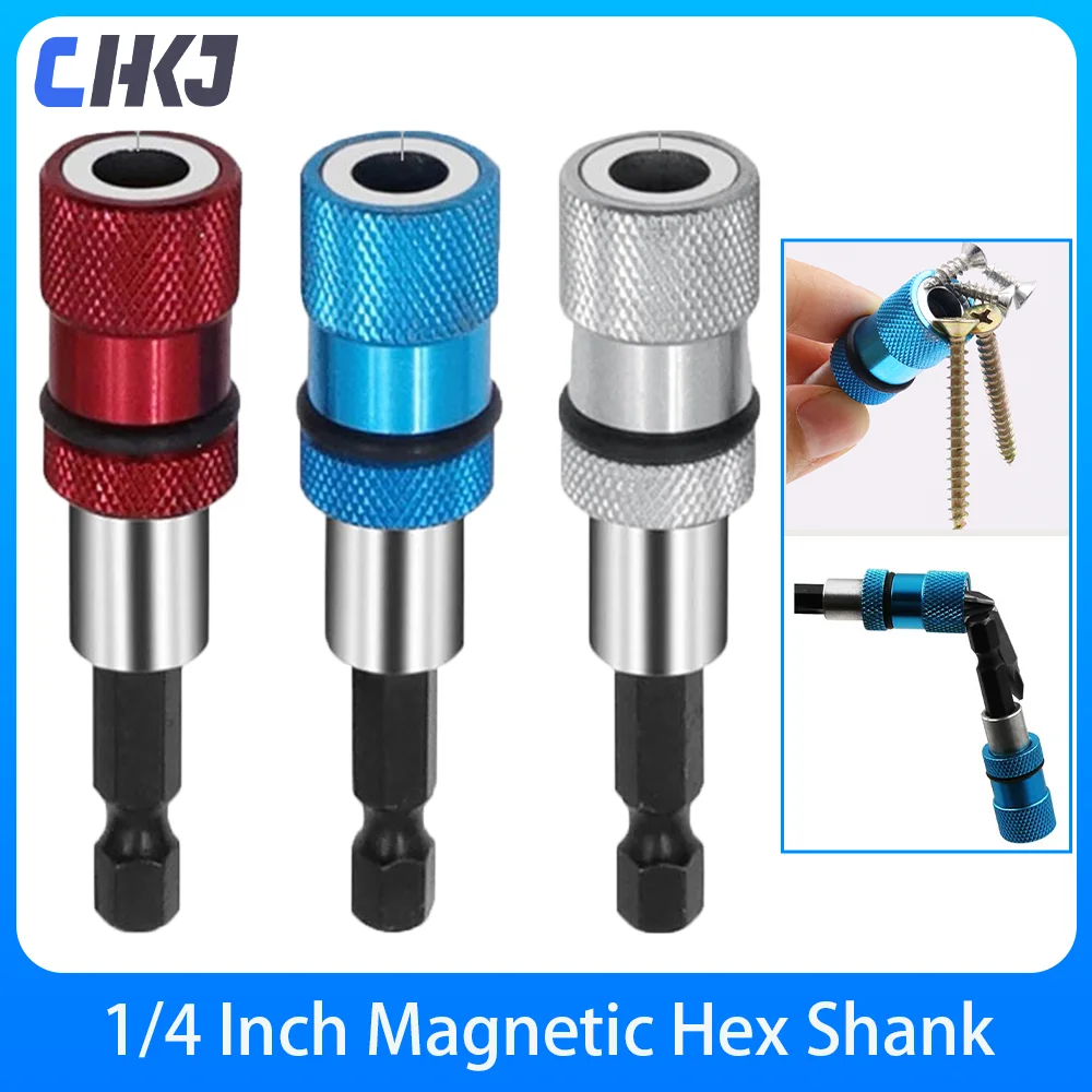 

CHKJ 1/4 Inch Hex Shank Magnetic Bit Holder Screwdriver Sets Hex Driver with Drill Bits Bar Extension Electric Bits