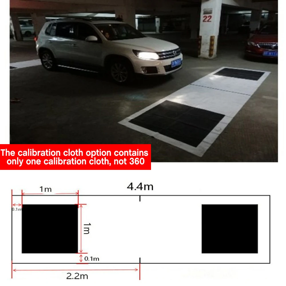 Ahd 360 Degree Car Camera System Calibration Cloth For 3d Car Bird Eye