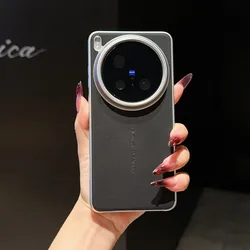 Fashion Hard Magnetic Wireless Charging Protective Back Cover Case for Vivo X200 Pro (Black)