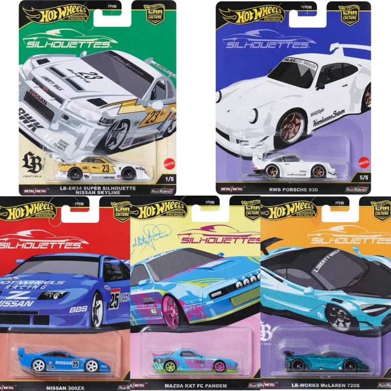 ホットウィール　RWBポルシェ930 & 日産スカイラインシルエット マテル ホットウィール カー カルチャー シルエット Rwb ポルシェ 930