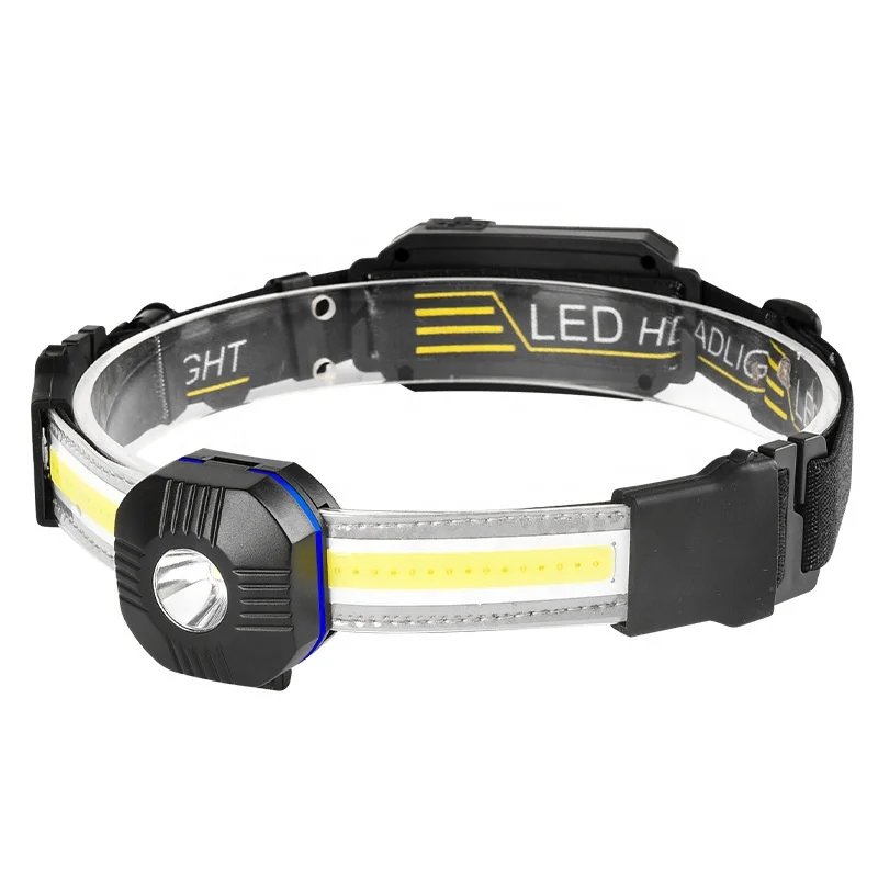 

Compact Rechargeable LED Powerful Headlamp Tactical Lamp 8Mode Outdoor Headlight USB Charging Camping Mountaineering Searchlight