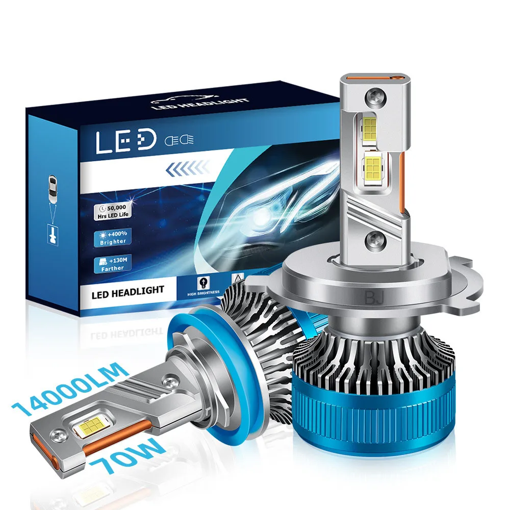 

K10 срок службы 50000H передние фары, автомобильные фары 6500 лм в комплекте, К, белые, для дальнего и ближнего света, комплект из 2 шт.