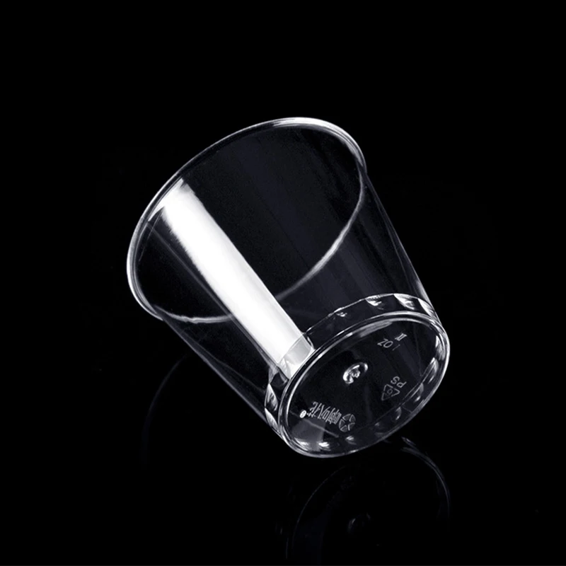 Glass Cup Disposable Party Shot Glasses 50PCS 4.5*4*3cm