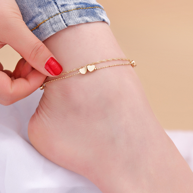 Bell Tassel Anklet Set For Women Beach Foot jewelry Vintage Statement Anklets Boho Style Party Summer Jewelry Wholesale
