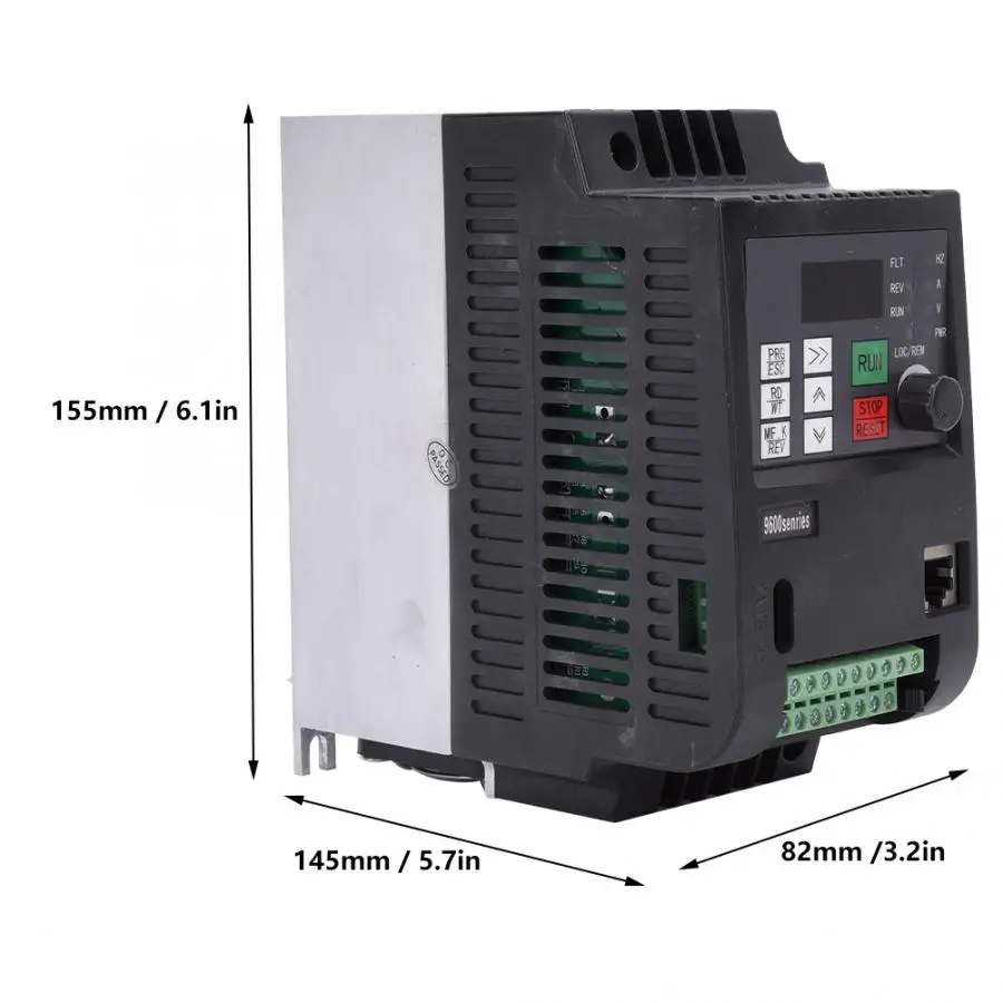 VFD Inverter 1.5KW/2.2KW/ Frequency Converter 1ph 220V input and 220V Output Single Phase motor speed Control VFD Converter