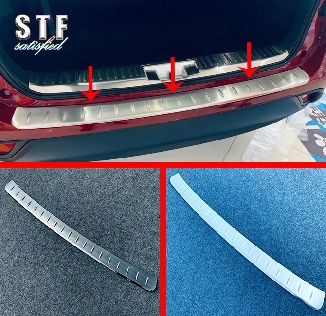 

Stainless Steel Rear Bumper Sill Protector For Toyota Highlander XU70 2021 2022 Car Accessories Stickers