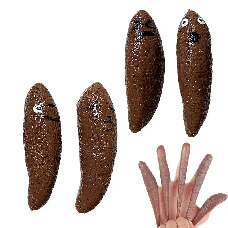 Finger Slingshot Toys Creative Poop Shooter Game Novelty Toy Poop Toy For Boys Girls Kids Toddler Adults For Home School