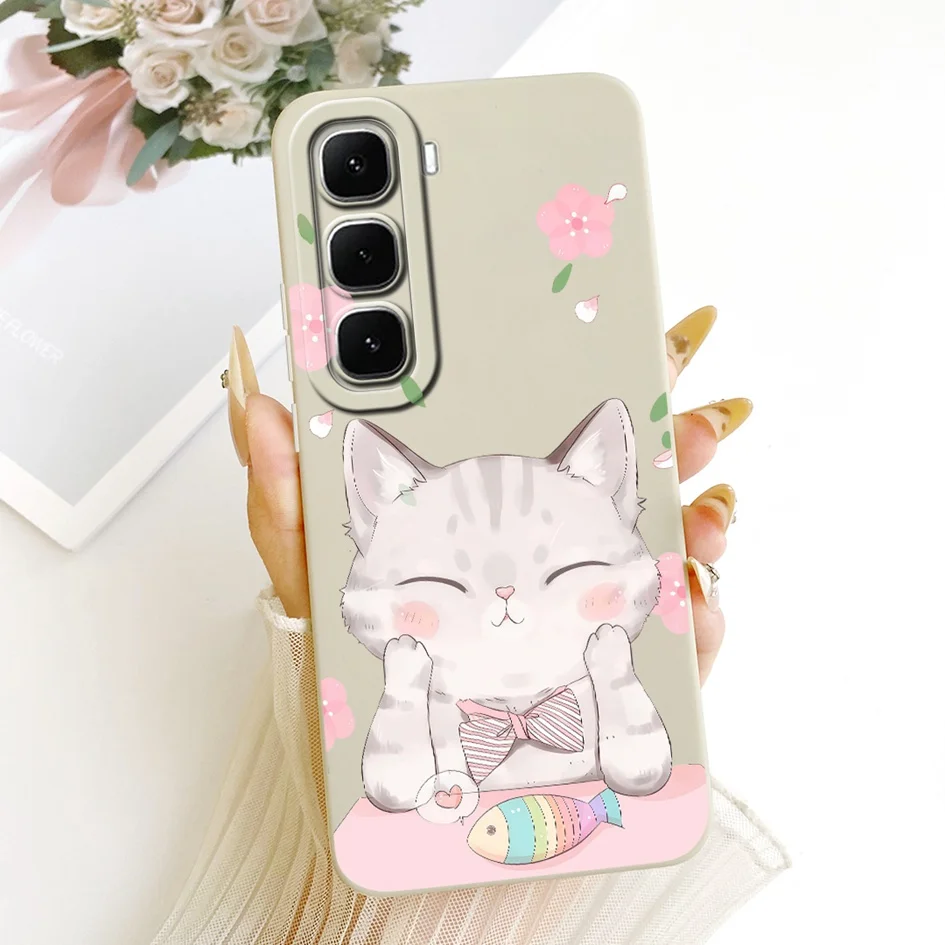 Cute Cartoon Candy Color Anti-Slip Silicone Phone Case with Lens Protection