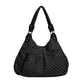 Fashionable Vintage Messenger Bags New Polka Dot Handbag Korean-style Large-capacity Tote Bags Versatile Comfortable Casual Bags 1