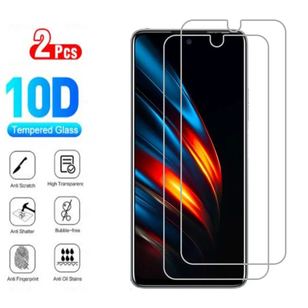 2Pcs 9H HD Original Protective Tempered Glass For Tecno Pova 2 6.9&quot TecnoPova2 Pova2 LE7 Screen Protector Protection Cover Film |