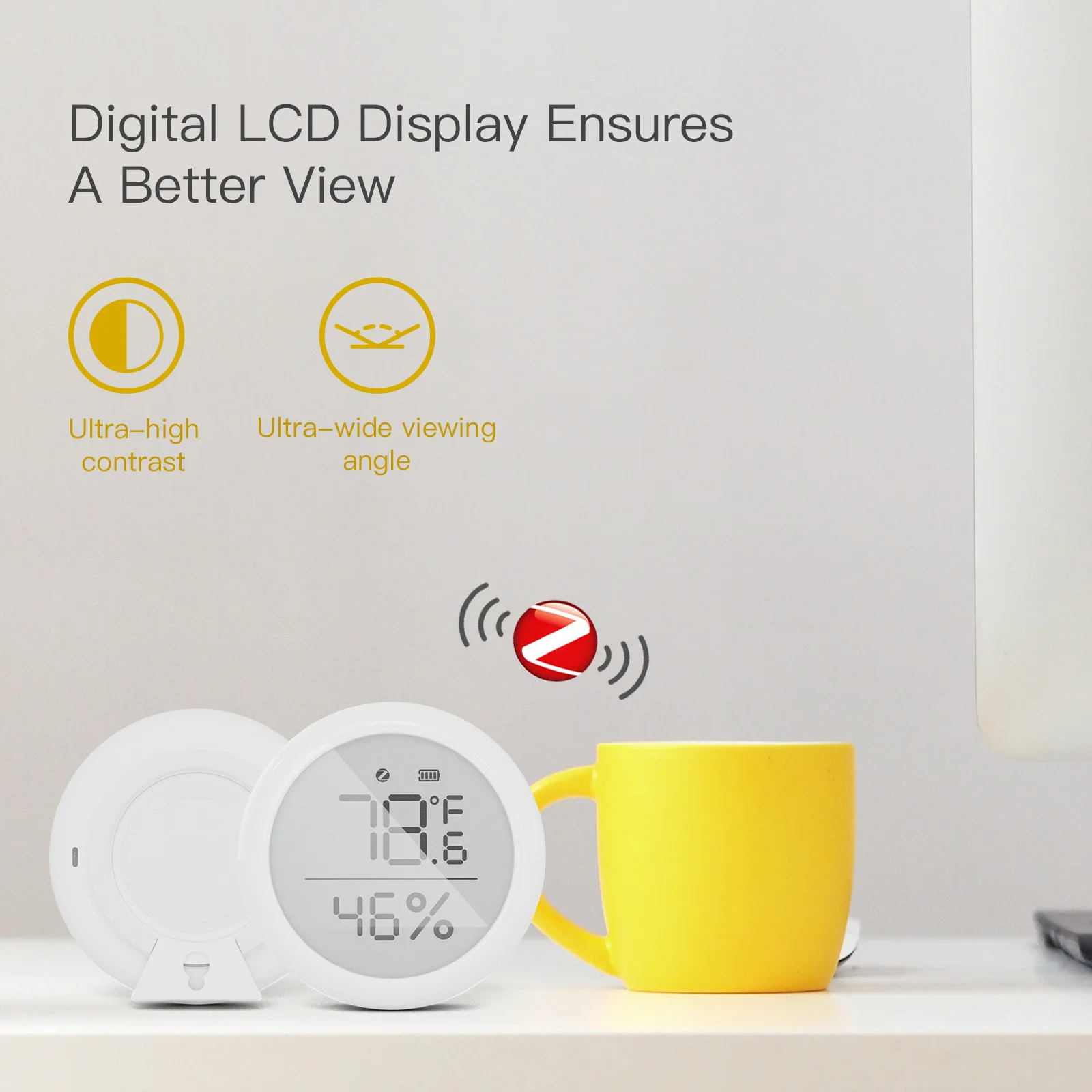moes tuya inteligente zigbee sensor de temperatura umidade higrometro interior display lcd controle remoto zigbee hub gateway 01