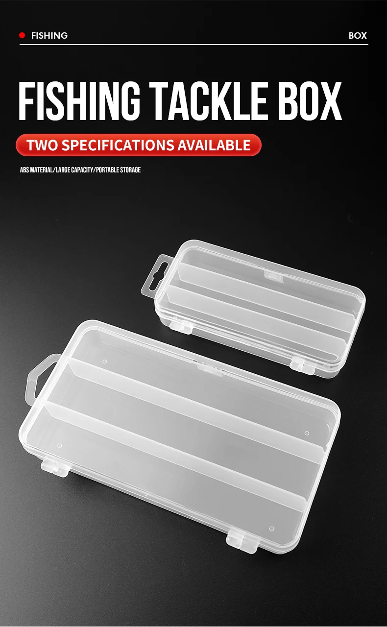 TAIYU 3 Fach Mini Angelgerät Box Lagerung 13 cm 17,5 cm Köder Köder Minnow Bleistift Köder Hohe Qualität Angeln box – Detail 1