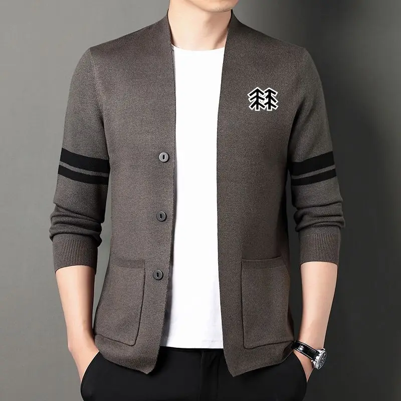 

Men's Autumn and winter Knitted Cardigan Korean Casual Comfortable and Versatile Youth Man Handsome Coats Jacket Men Jacket